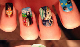 漫画指甲,漫画指甲的创意演绎